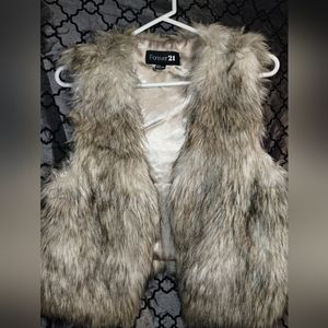 Forever 21 fur vest